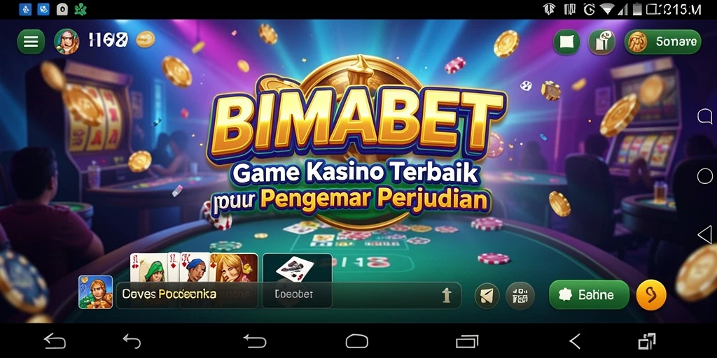 Tampilan gameplay Kasino yang menarik di BIMABET.