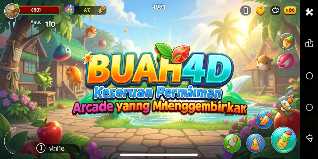 Tampilan gameplay BUAH4D yang seru dan penuh warna