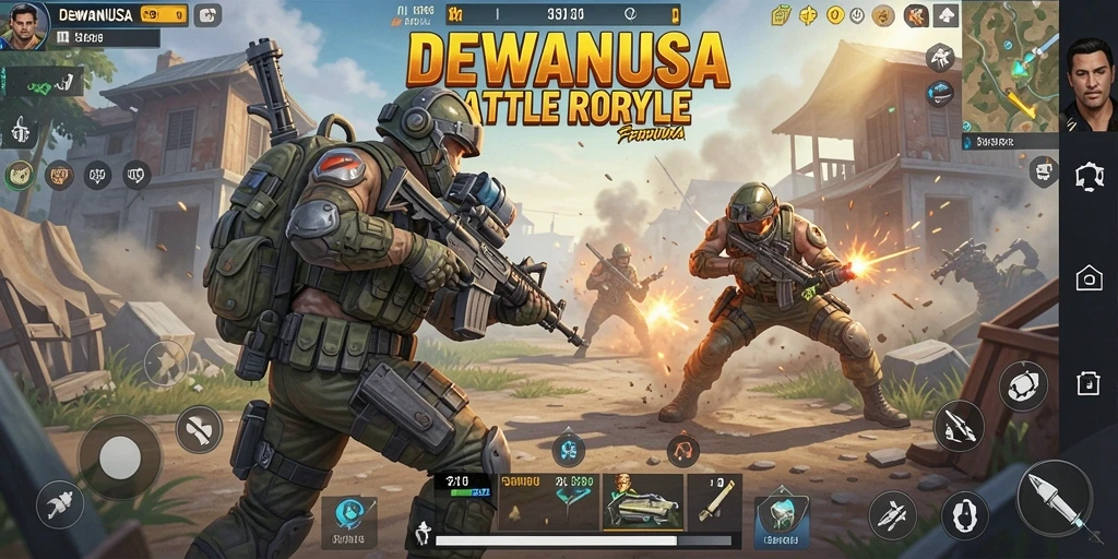Tangkapan layar gameplay DEWANUSA dengan aksi pertempuran yang intens dan menegangkan.