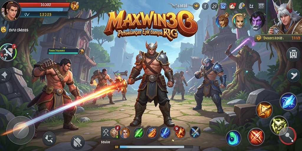 Screenshot dari gameplay seru MAXWIN303 yang menunjukkan pertarungan epik.